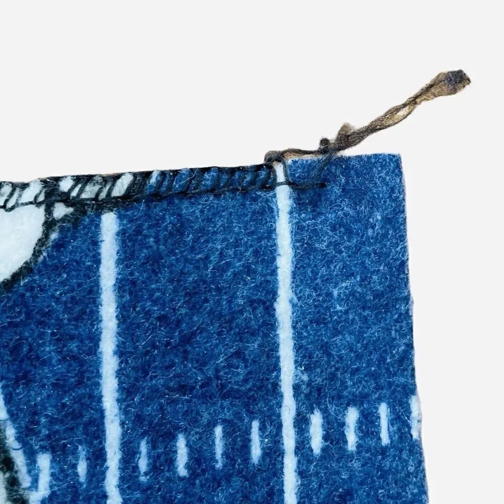 Vintage 90s Dallas Cowboys Blanket Throw Football 63